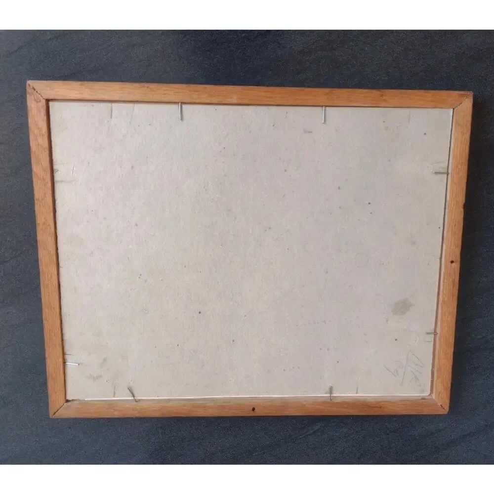 Vintage Wooden Art Frames, Set Of Three 15x11